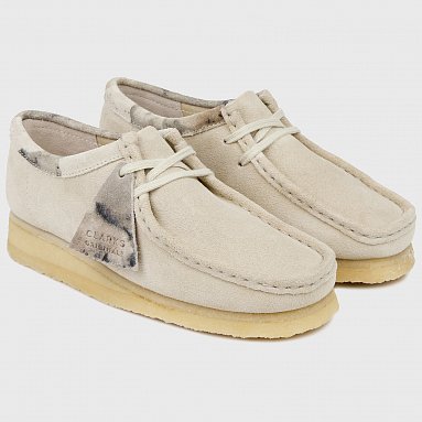 Ботинки Clarks Originals Wallabee Wmns, цвет бежевый, артикул 26150491