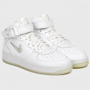 Кроссовки Nike Air Force 1 Mid '07 Colour of the Month, цвет белый, артикул DZ2672-101