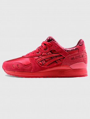 Кроссовки Asics Gel-Lyte III "Valentine’S Day" Red/Red красный, артикул H63QQ-2323