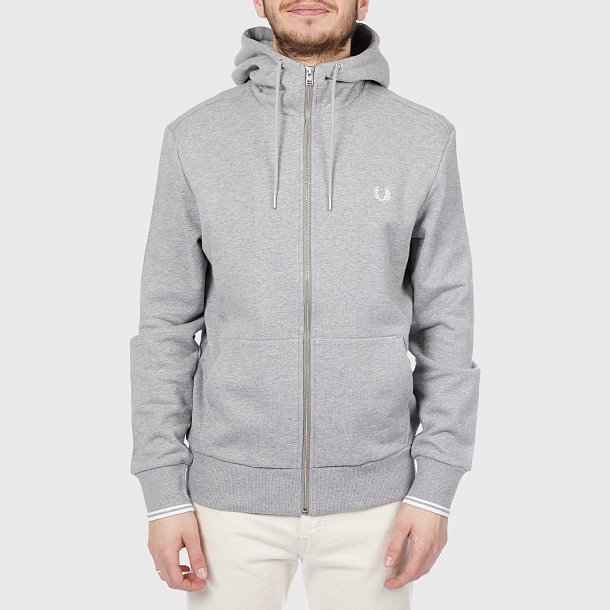 Толстовка Fred Perry Hooded Zip Through Sweatshirt