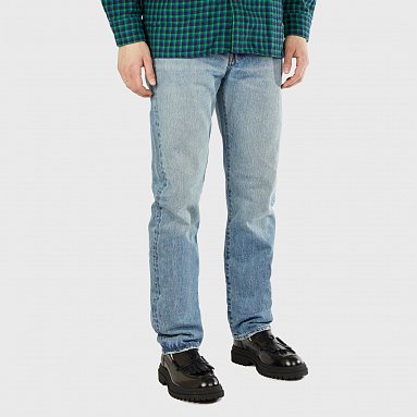 Мужские джинсы Edwin Loose Straight Kurabo Recycle Red Selvage Denim 14oz голубой, артикул I030693.01.LJ