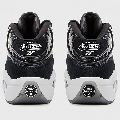 Кроссовки Reebok Question Mid x Panini , цвет черный, артикул HQ4135
