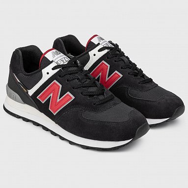 Кроссовки New Balance 574, цвет черный, артикул U5748JL