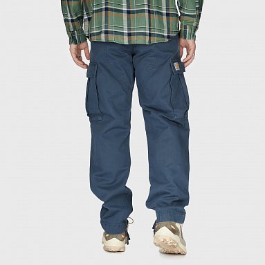 Брюки Carhartt Wip Regular Cargo, цвет серый, артикул I030475.0R.GD