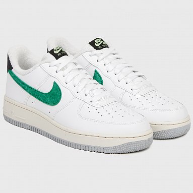 Кроссовки Air Force 1 Malachite, цвет белый, артикул DR8593-100
