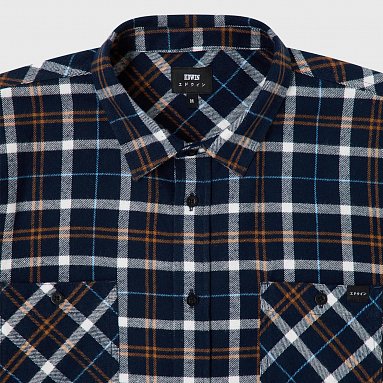 Рубашка Edwin Labour Shirt Ls, цвет синий, артикул I032581.1WN.67