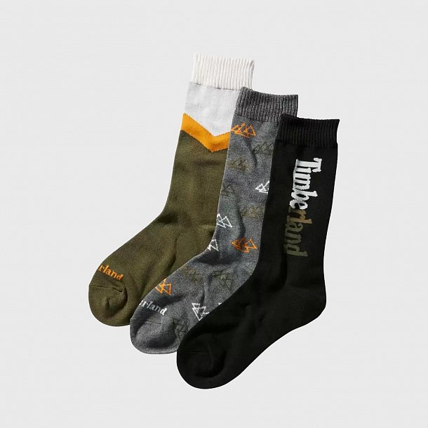 Носки Timberland 3 Pair Trees Crew Giftbox