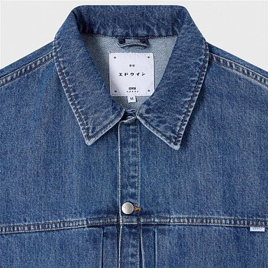 Джинсовая Куртка Edwin Freeland Jacket, цвет голубой, артикул I035762.01.MD