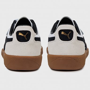 Кроссовки Puma Palermo Leather, цвет белый, артикул 396464-01