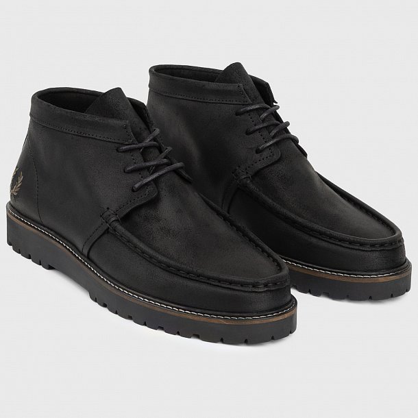 Ботинки Fred Perry Mid Kenney Waxed Suede - фото 1