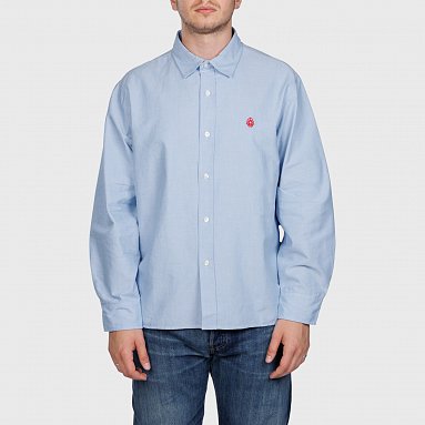 Рубашка Edwin Big OX Shirt LS голубой, артикул I034964.01.67