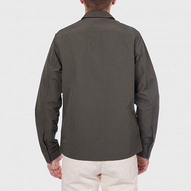Рубашка Fred Perry Lightweight Zip-Through Overshirt, цвет серый, артикул M5684-638