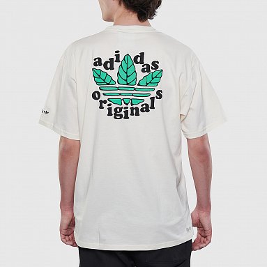 Футболка adidas Originals Trefoil Leaves, цвет , артикул HC2140