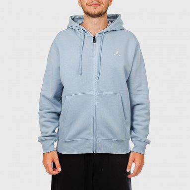 Толстовка Jordan Essentials Full-Zip Fleece Hoodie голубой, артикул FJ7771-436