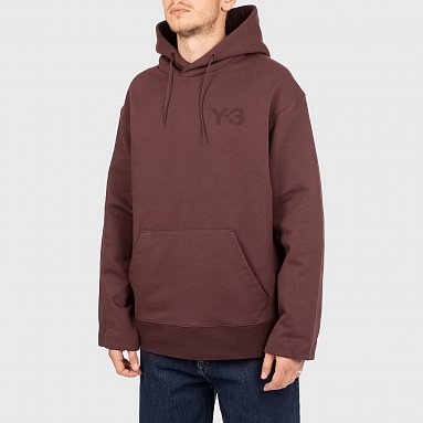 Толстовка Y-3 Classic Chest Logo Hoodie коричневый, артикул GK4491