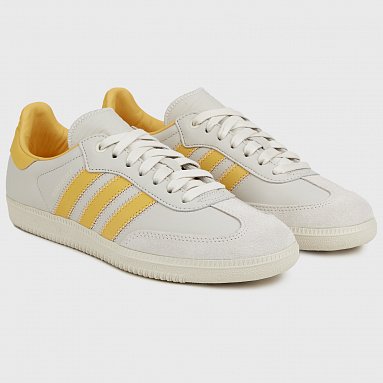 Кроссовки adidas Originals x Pharrell Williams Humanrace Samba, цвет бежевый, артикул ID9068