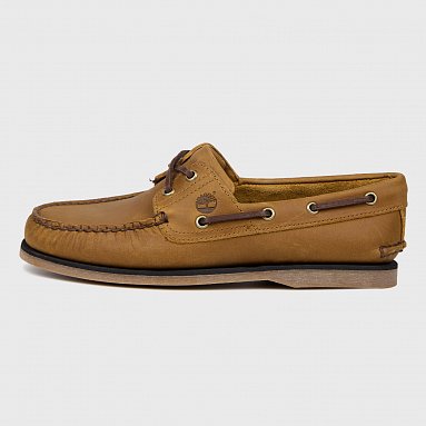 Мокасины Timberland 2 Eye Classic Boat коричневый, артикул TB0A2G7UEN11