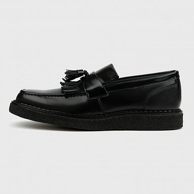 Лоферы Fred Perry Leather Tassel Loafer x George Cox черный, артикул SB8355-102