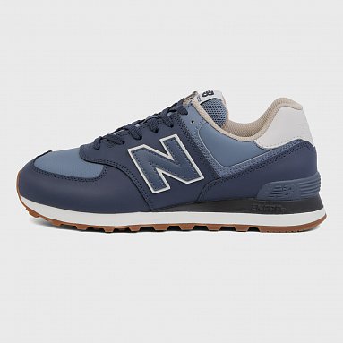 Кроссовки New Balance 574 Vegan синий, артикул U574VS2/D