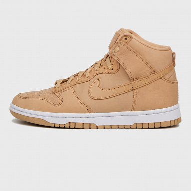 Кроссовки Nike Dunk High Premium Mf W бежевый, артикул DX2044-201