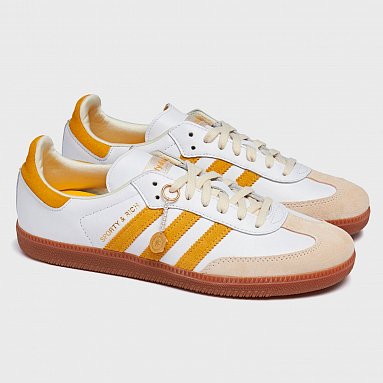 Кроссовки adidas Originals x Sporty & Rich Samba Og, цвет белый, артикул IF5661