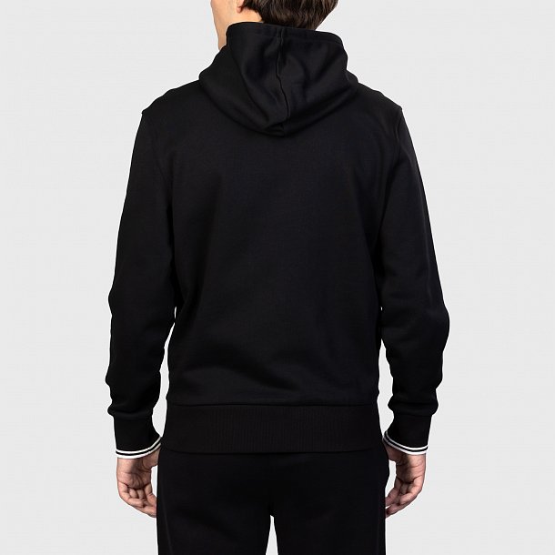 Толстовка Fred Perry Hooded Zip Through Sweatshirt - фото 2
