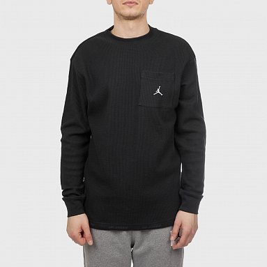 Лонгслив Jordan Essentials Long-Sleeve Top черный, артикул DV1585-010