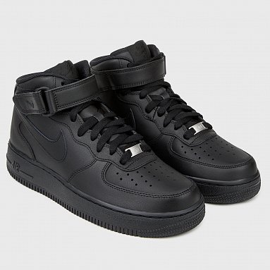 Кроссовки Nike Air Force 1 Mid '07 , цвет черный, артикул CW2289-001