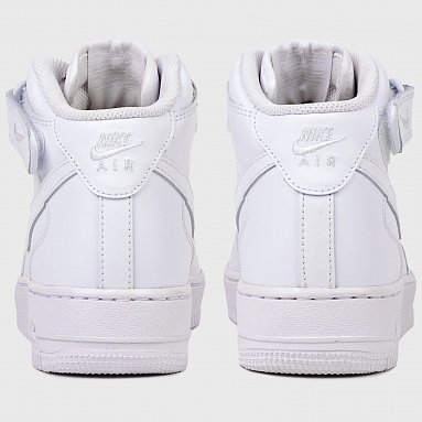 Кроссовки Nike Air Force 1 Mid '07 W, цвет белый, артикул DD9625-100