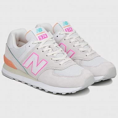 Кроссовки New Balance 574, цвет серый, артикул WL574CJ2/B