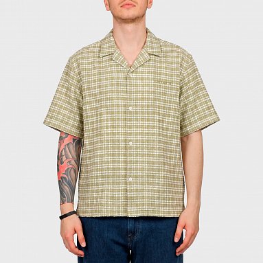 Рубашка Carhartt Wip S/S Kander Shirt оливковый, артикул I036194.3JP.XX