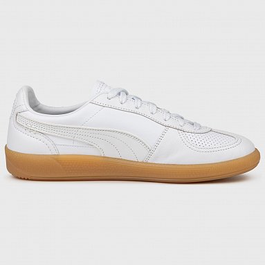 Кроссовки Puma Palermo Leather S&P, цвет белый, артикул 398383-01