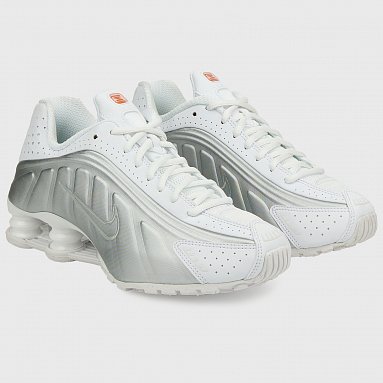 Кроссовки Nike Shox R4 W, цвет серый, артикул AR3565-101