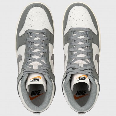Кроссовки Nike Dunk High Retro SE , цвет серый, артикул DM0582-001