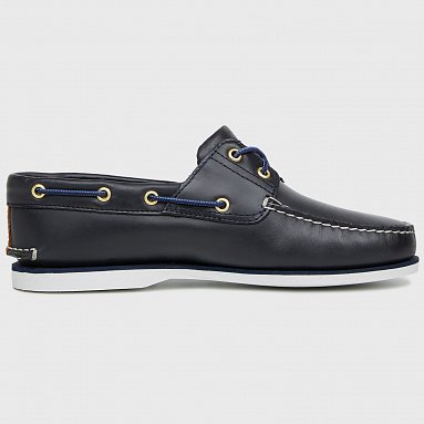 Мокасины Timberland 2 Eye Classic Boat, цвет синий, артикул TB0A5QU80191
