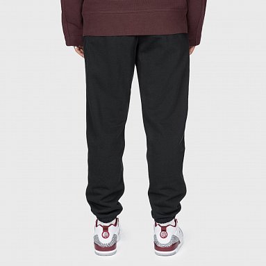 Брюки Nike Club French Terry Cuff Bolt, цвет черный, артикул FZ0766-010