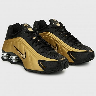 Кроссовки Nike Shox R4 W, цвет желтые, артикул AR3565-005