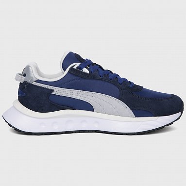 Кроссовки Puma Wild Rider Pickup, цвет синий, артикул 381637-01