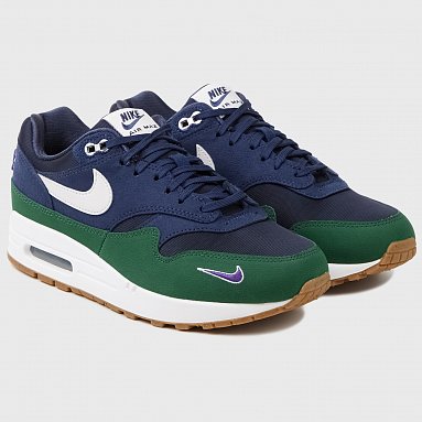 Кроссовки Nike Air Max 1 Gorge Green W, цвет синий, артикул DV3887-400 