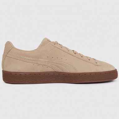 Кроссовки Puma Suede Gum, цвет черный, артикул 381174-02