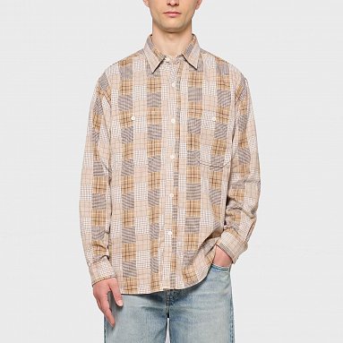 Рубашка Edwin Work Shirt бежевый, артикул I036712.3SS.67