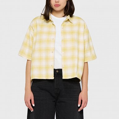 Рубашка Edwin W Isia Shirt SS, цвет желтый, артикул I036480.3RR.67
