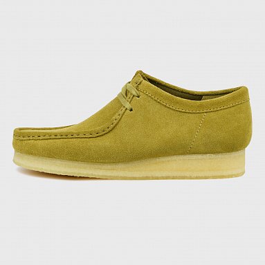 Ботинки Clarks Originals Wallabee зеленый, артикул 26173640