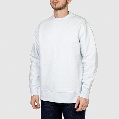 Свитшот Y-3 Classic Chest Logo Sweatshirt голубой, артикул HB3458