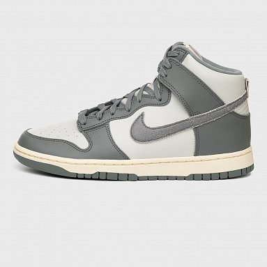 Кроссовки Nike Dunk High Retro SE серый, артикул DM0582-001