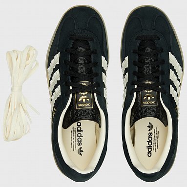 Кроссовки adidas Originals Gazelle Indoor W, цвет черный, артикул JS1412