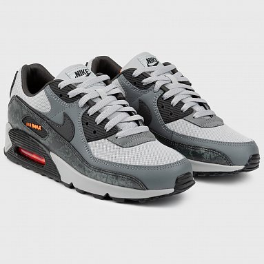 Кроссовки Nike Air Max 90, цвет серый, артикул IQ0172-900