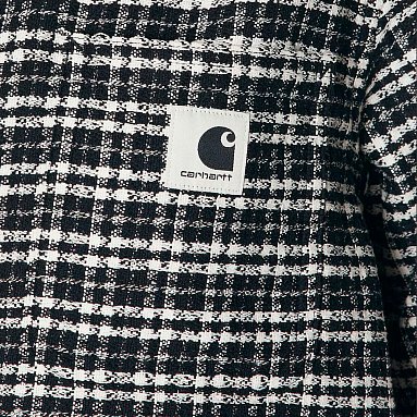 Рубашка Carhartt Wip W S/S Michigan Shirt, цвет черный, артикул I036261.3JO.XX