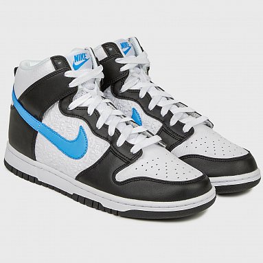 Кроссовки Nike Dunk High Retro Emb, цвет черный, артикул FJ4210-001