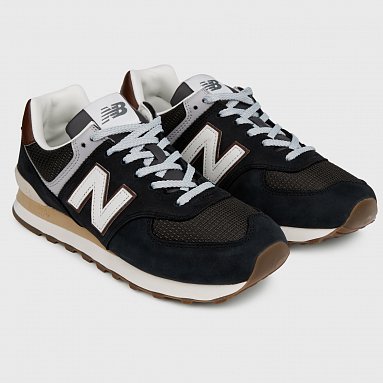 Кроссовки New Balance 574, цвет черный, артикул U5748SB/D